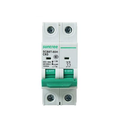 60 interruptor de la CA MCB del amperio
