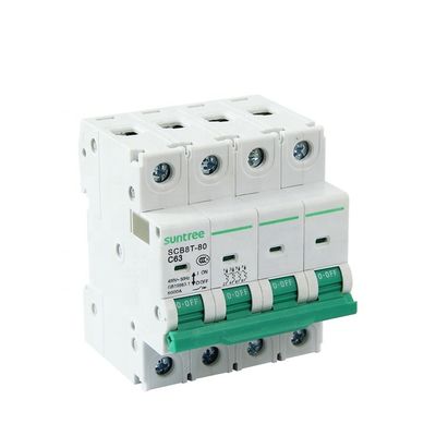 60 interruptor de la CA MCB del amperio